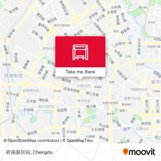 府南新区站 map