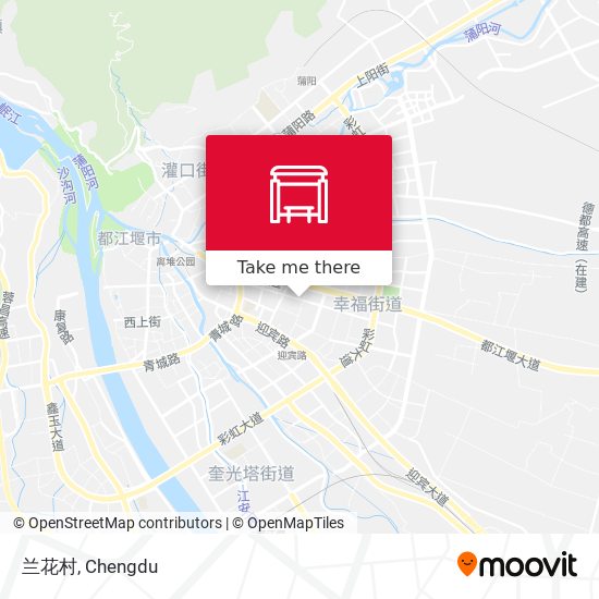 兰花村 map