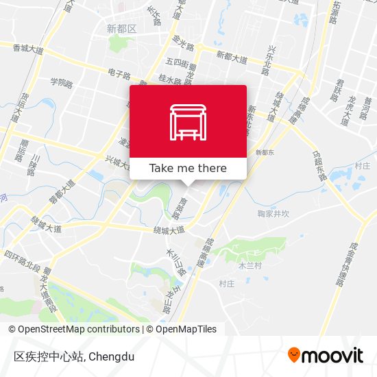 区疾控中心站 map