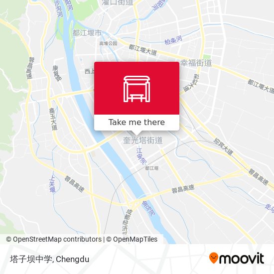 塔子坝中学 map