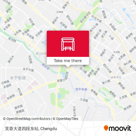 芙蓉大道四段东站 map