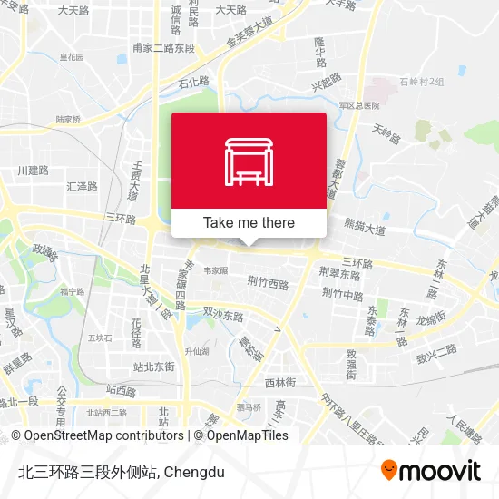北三环路三段外侧站 map