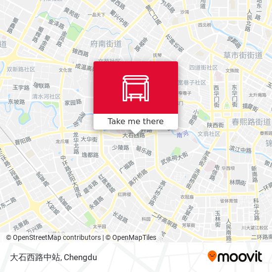 大石西路中站 map