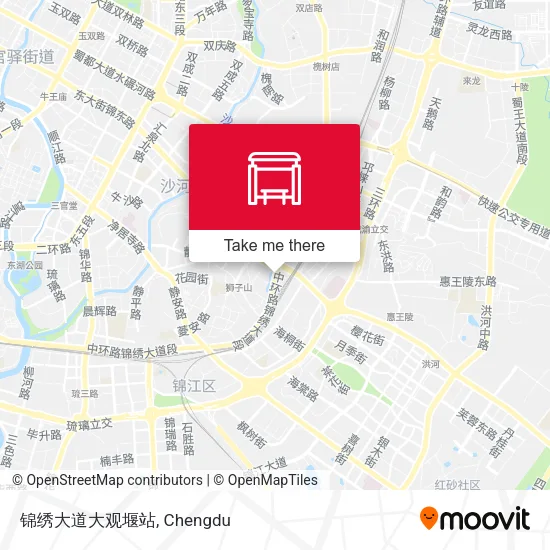 锦绣大道大观堰站 map