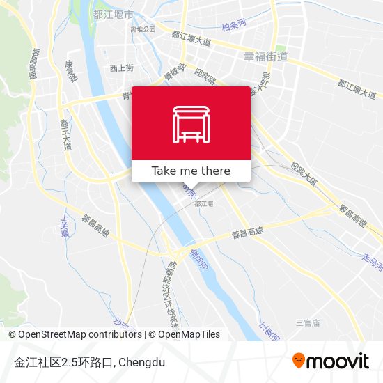 金江社区2.5环路口 map