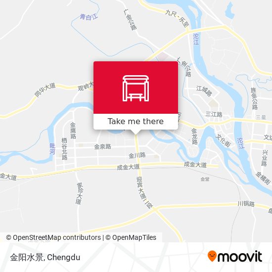 金阳水景 map