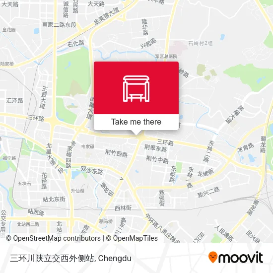 三环川陕立交西外侧站 map