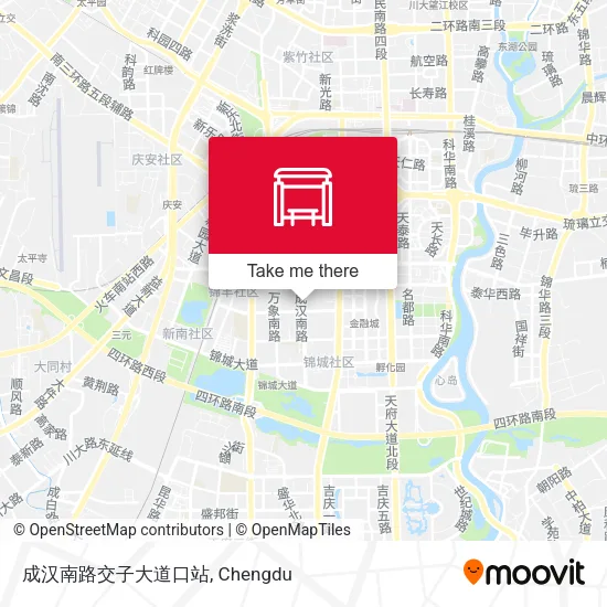 成汉南路交子大道口站 map