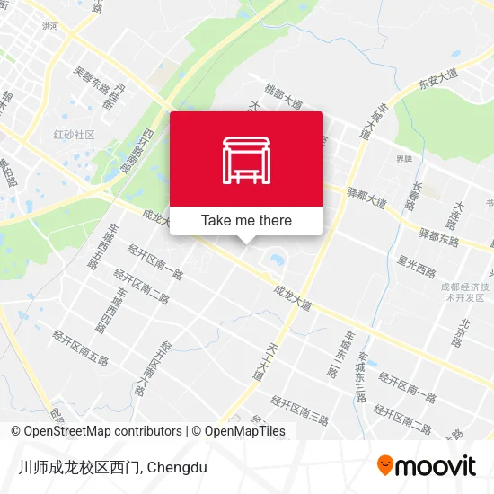 川师成龙校区西门 map