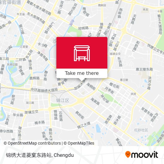 锦绣大道菱窠东路站 map