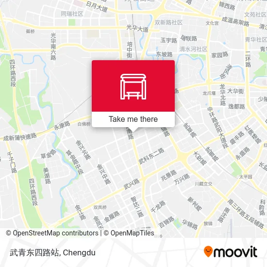 武青东四路站 map