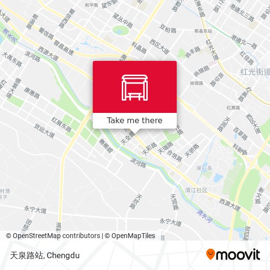 天泉路站 map