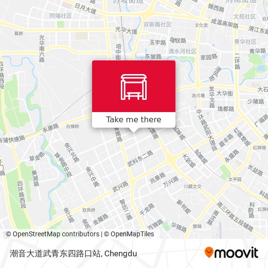 潮音大道武青东四路口站 map