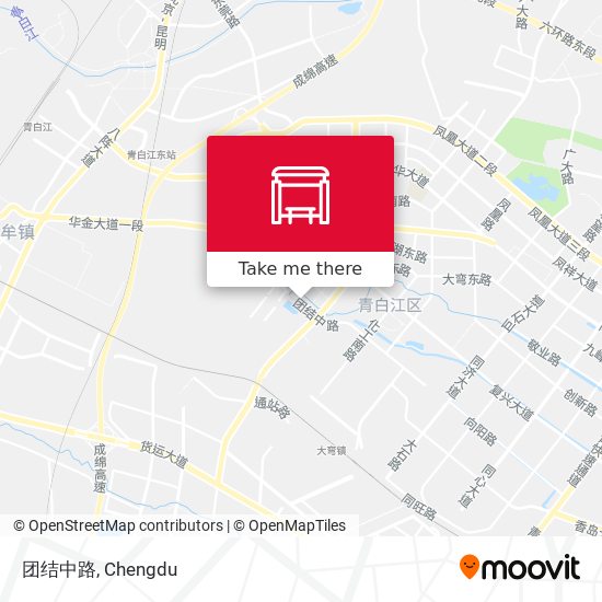 团结中路 map