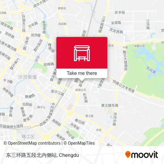 东三环路五段北内侧站 map