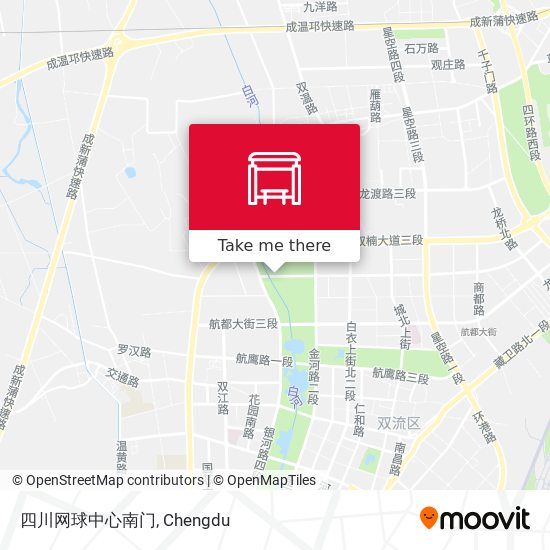 四川网球中心南门 map