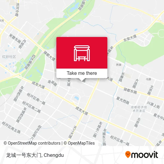 龙城一号东大门 map