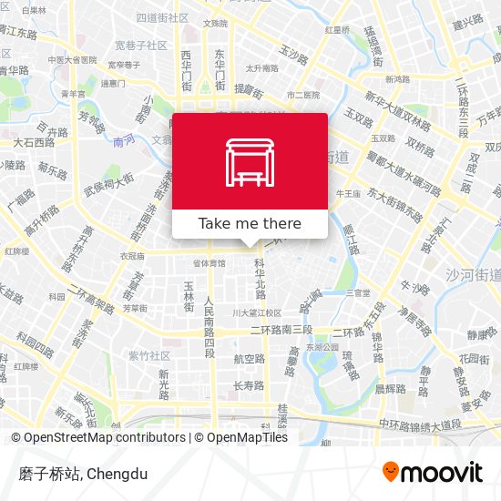 磨子桥站 map