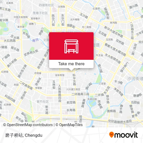 磨子桥站 map