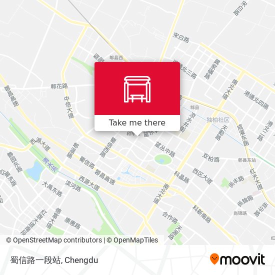 蜀信路一段站 map