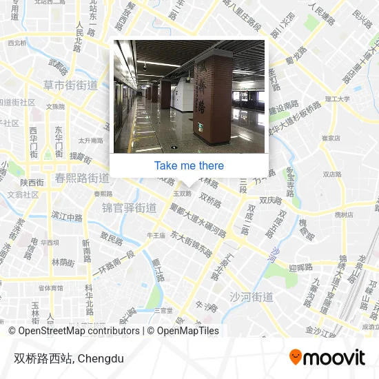 双桥路西站 map