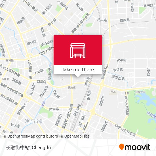 长融街中站 map