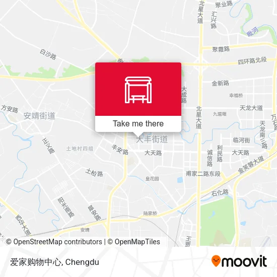 爱家购物中心 map