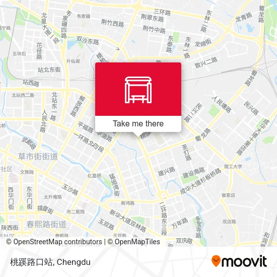 桃蹊路口站 map