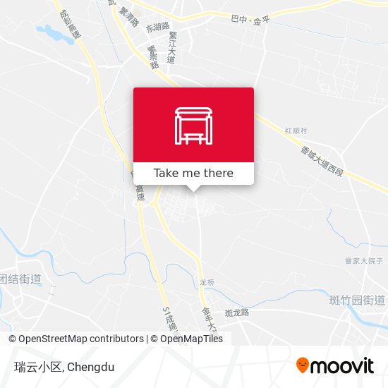 瑞云小区 map
