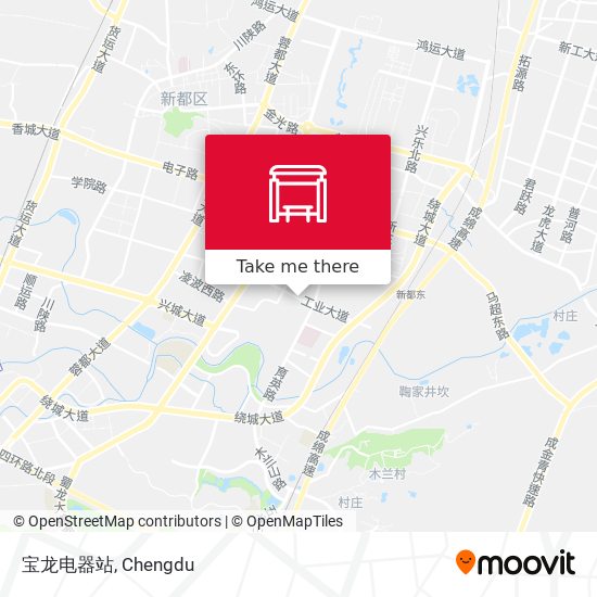 宝龙电器站 map