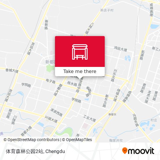 体育森林公园2站 map