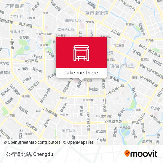 公行道北站 map