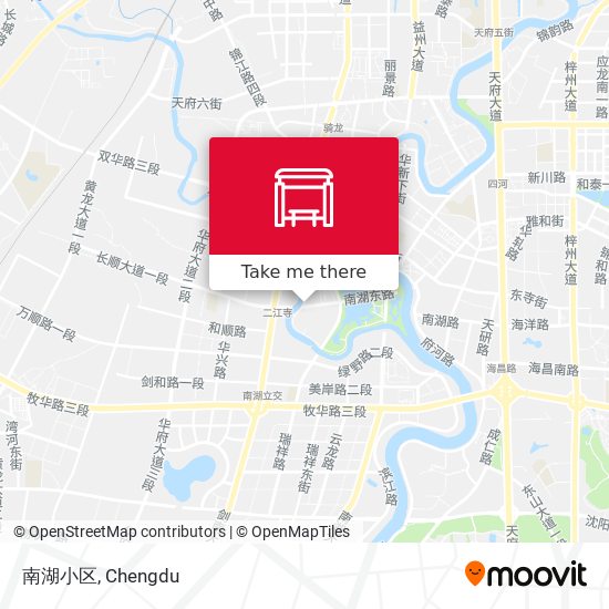 南湖小区 map