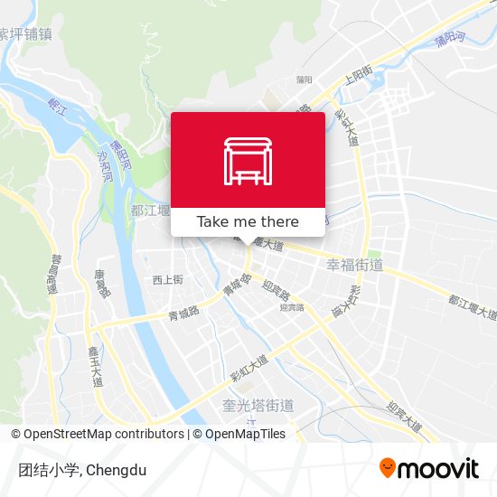 团结小学 map