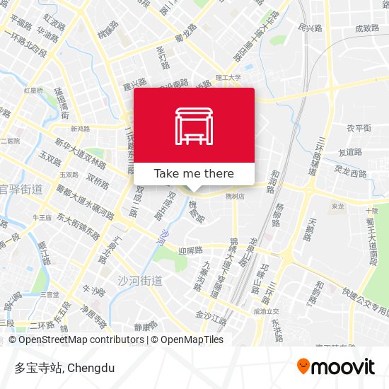 多宝寺站 map