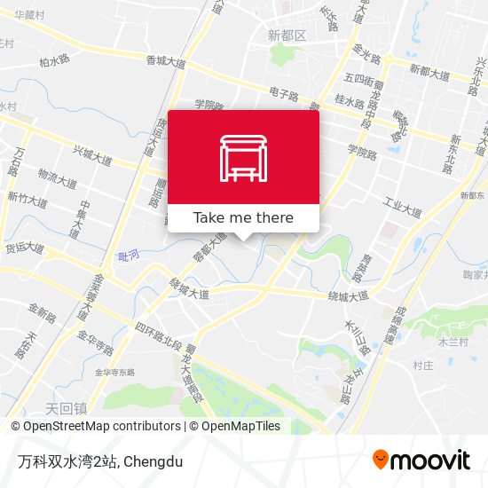 万科双水湾2站 map