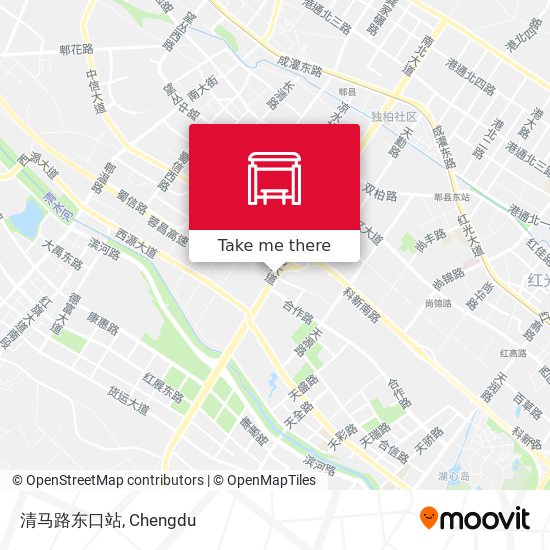 清马路东口站 map