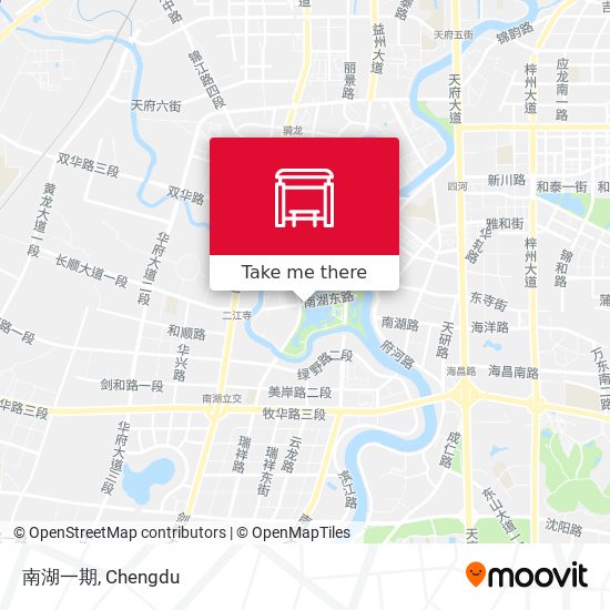 南湖一期 map