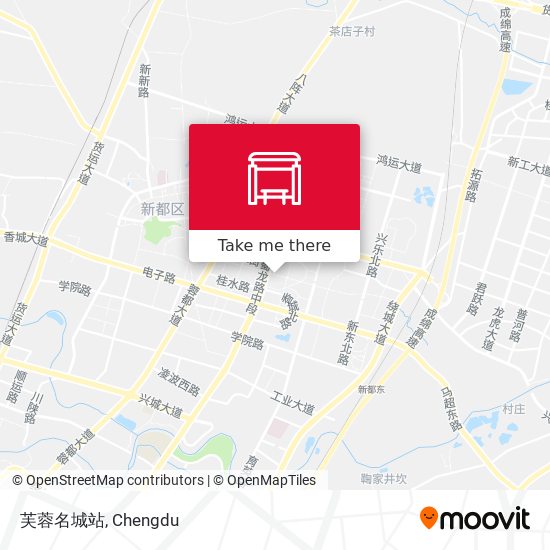 芙蓉名城站 map