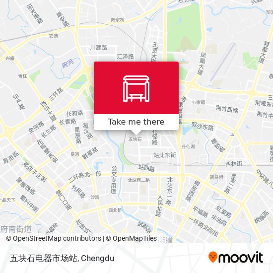 五块石电器市场站 map