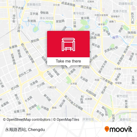 永顺路西站 map