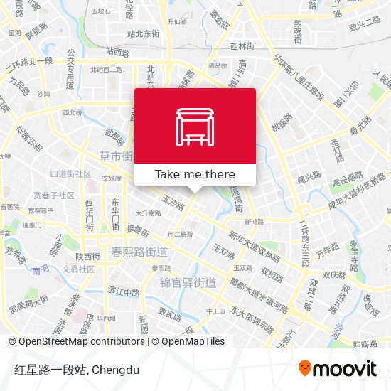 红星路一段站 map