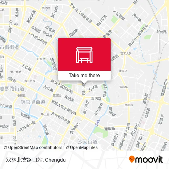 双林北支路口站 map