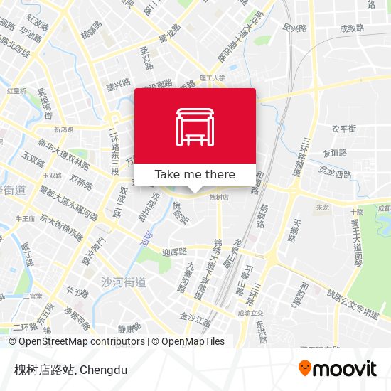 槐树店路站 map