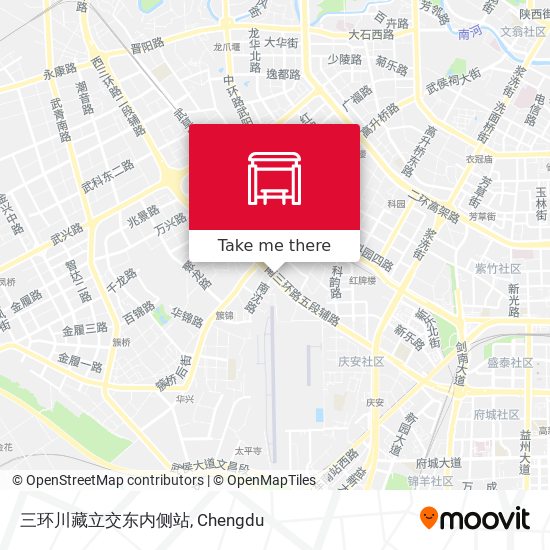 三环川藏立交东内侧站 map