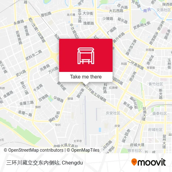 三环川藏立交东内侧站 map