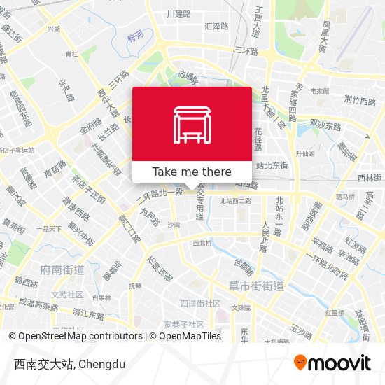 西南交大站 map