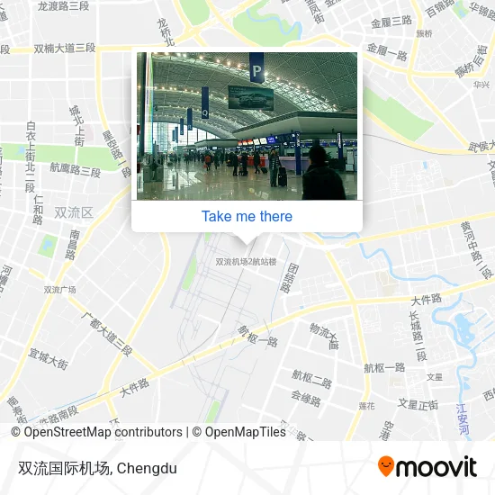 双流国际机场 map