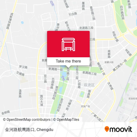 金河路航鹰路口 map