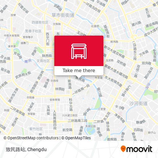 致民路站 map